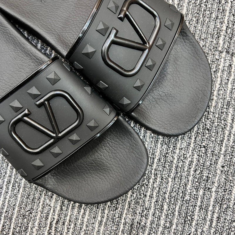 YVS10 Leather slippers couples shoes 36-45 With box