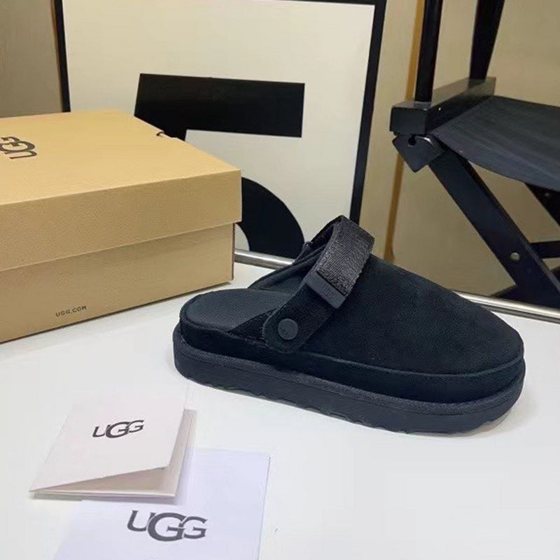 OUS8 Wool Women 5.5CM Shoes 35-41 slipper with box