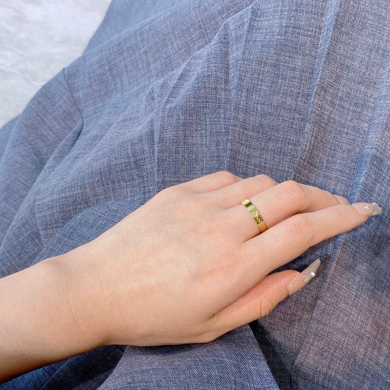 J095  Titanium steel ring jewelry for both men and women