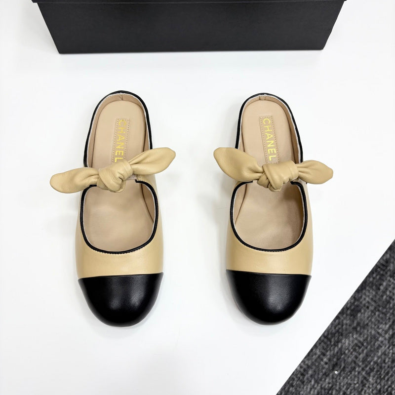MBCS11 Leather Slippers Size 35-40 Shoes with Box