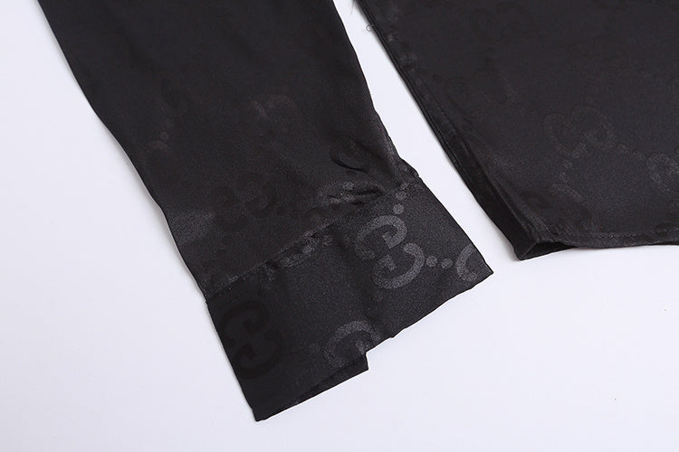 GUC082 New men's shirt with long sleeves Clothing