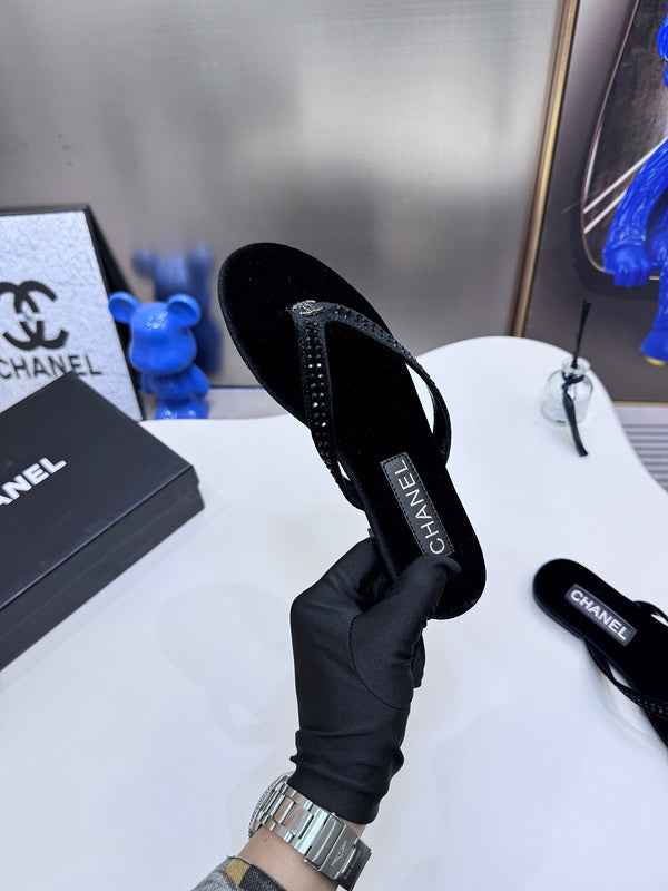 MBCS4 Leather Slippers Size 35-42 Shoes with Box