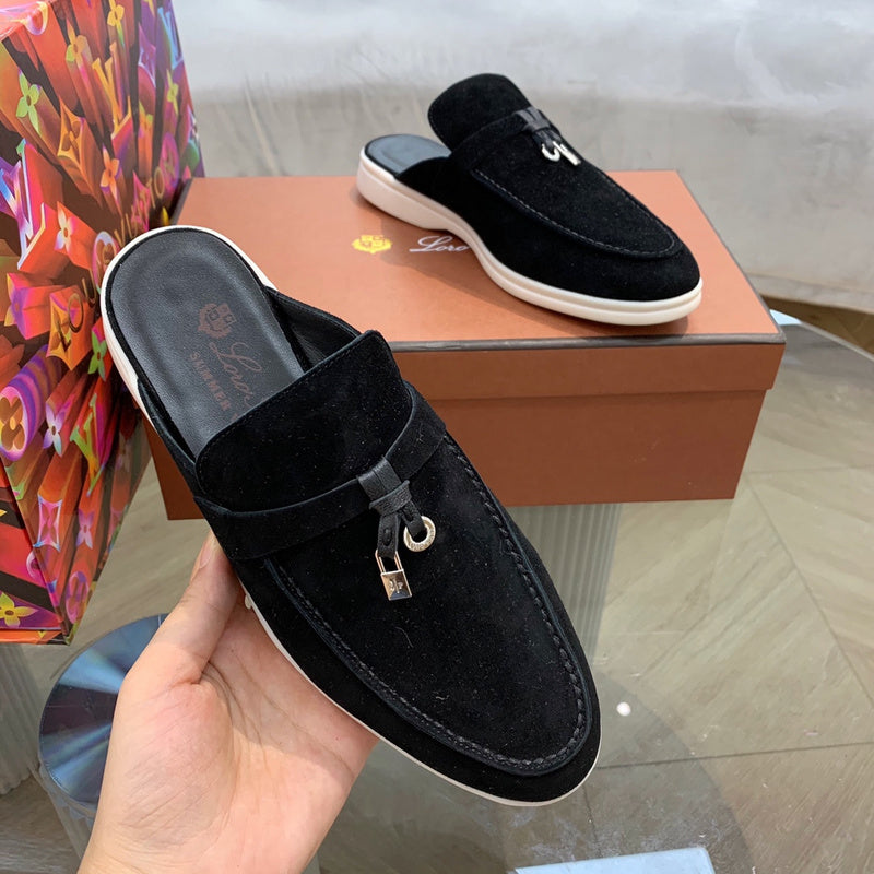 GLS18 Leather shoes Women35-42 Man40-45 Slipper with box