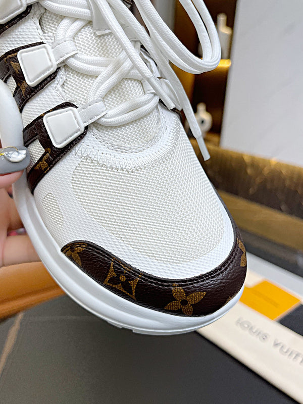 OLS29 Leather Women 5.5CM Shoes 35-42 with box