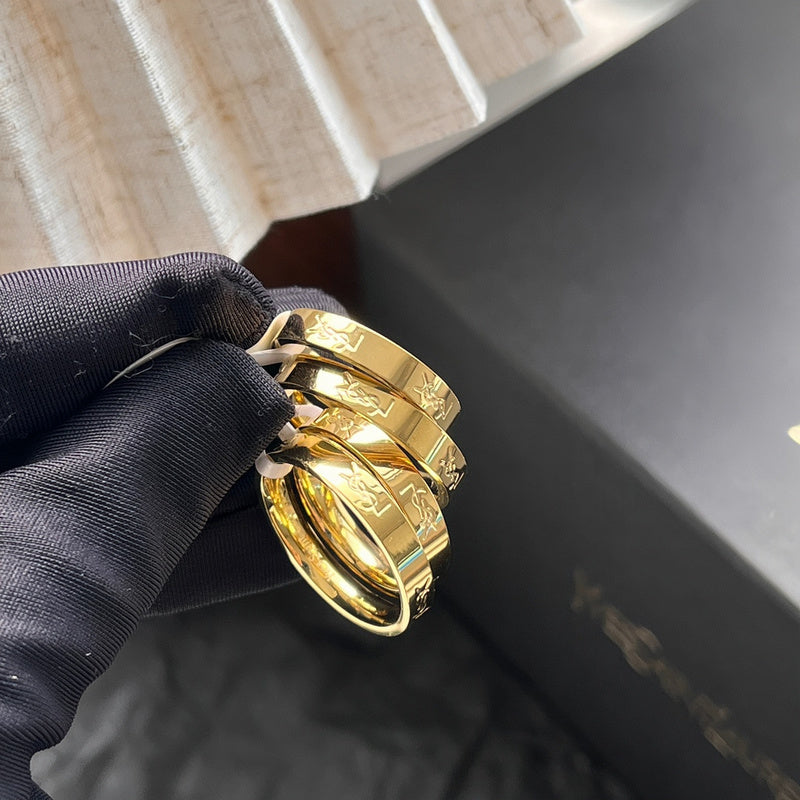 J095  Titanium steel ring jewelry for both men and women