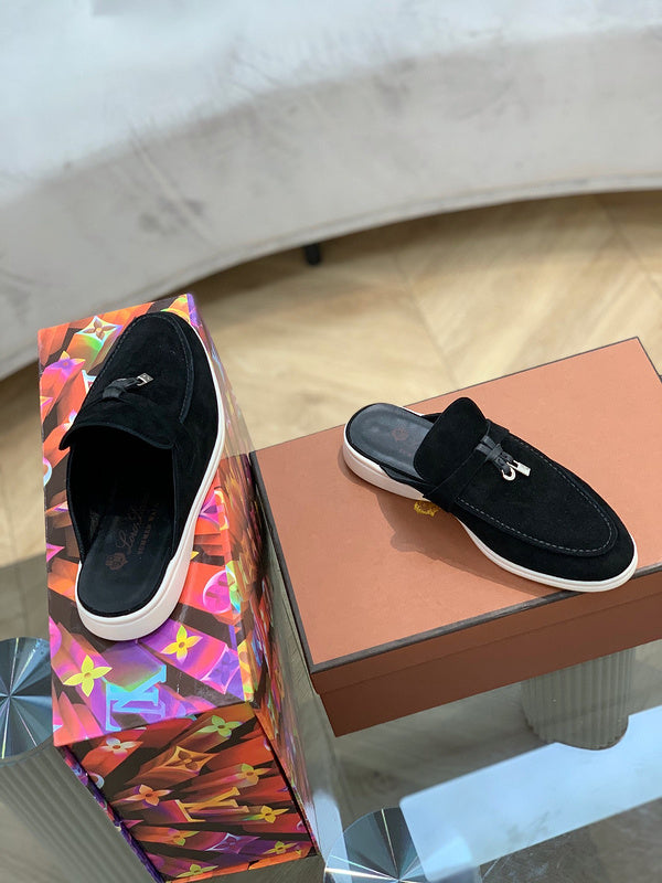 GLS18 Leather shoes Women35-42 Man40-45 Slipper with box