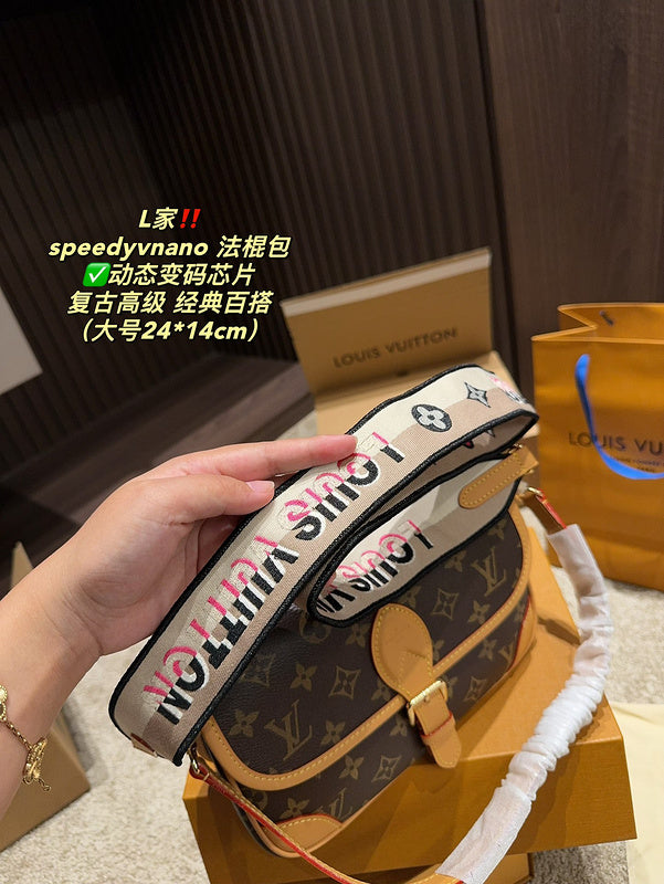 MLB2 Women's new fashion 24*14cm baguette bag