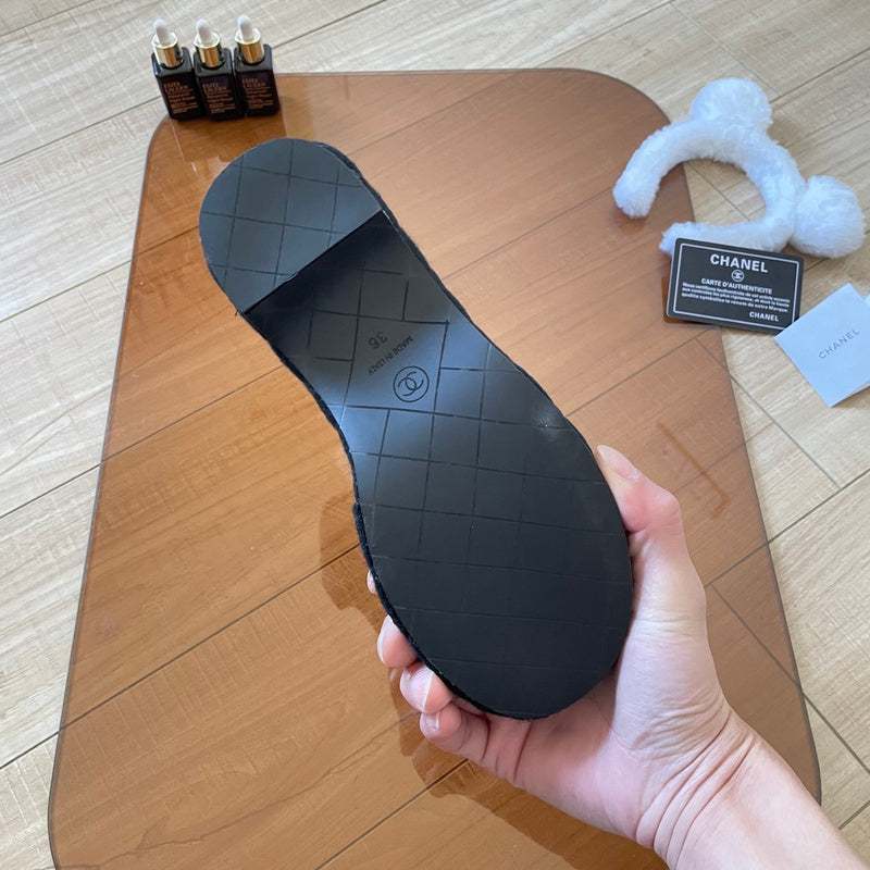 MBCS12 Leather Slippers Size 35-41 Shoes with Box