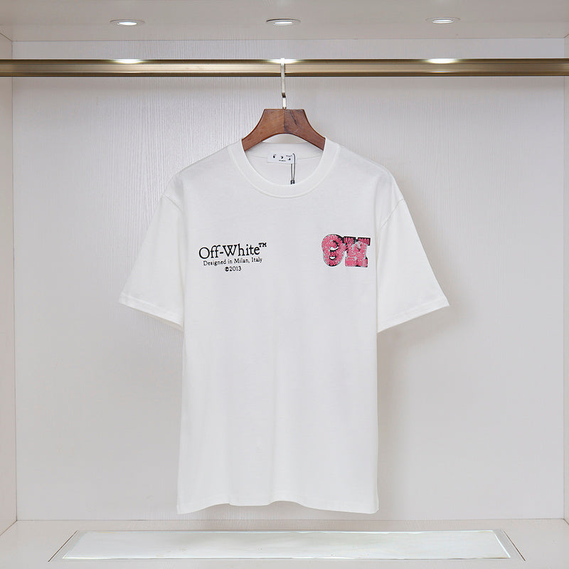 OFFC35   Men's and women's summer short-sleeved T-shirt clothes