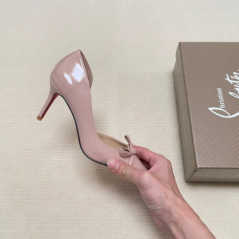 MBCL2 Women Heel 6CM 8CM 10CM Leather shoes 35-41 with box