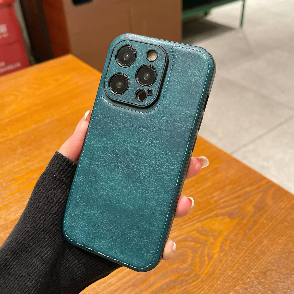 Vintage Leather iPhone Case - product view 10