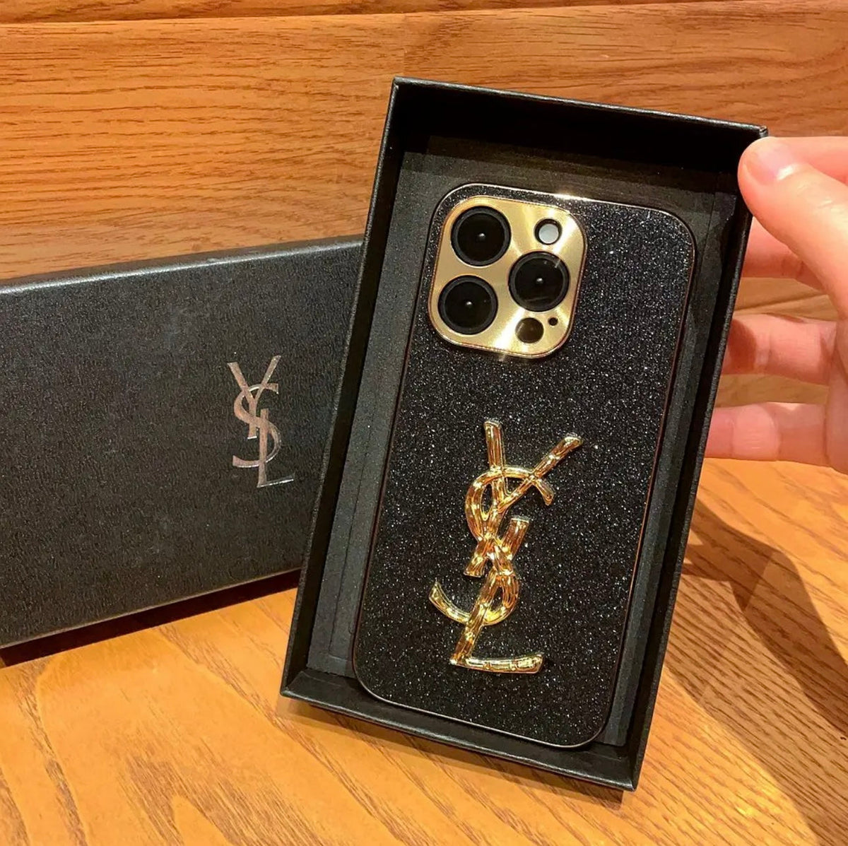 Elegant Letter x Mono iPhone Case - product view 2