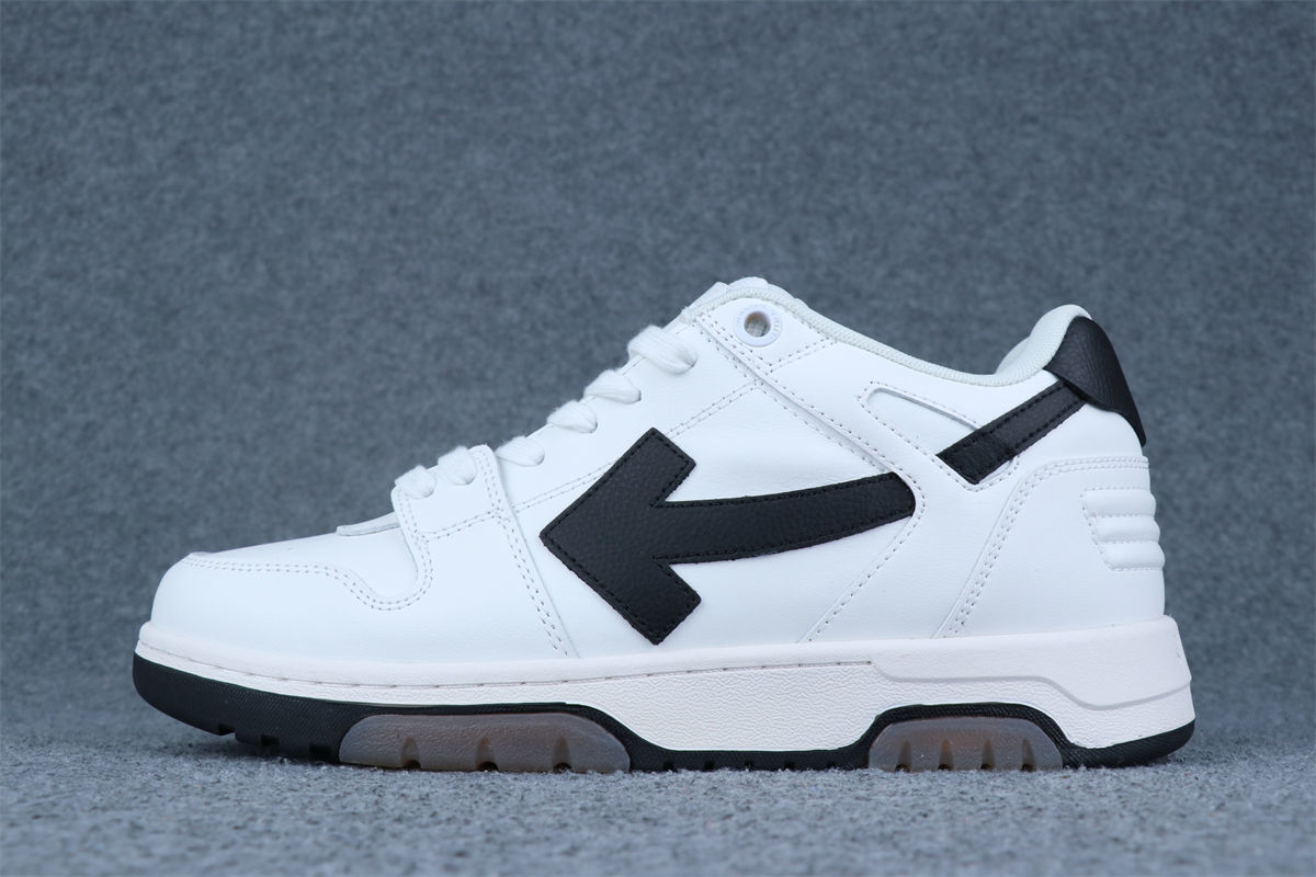 Off-White Out of Office Sneakers 'Black White Blue' - product view 1