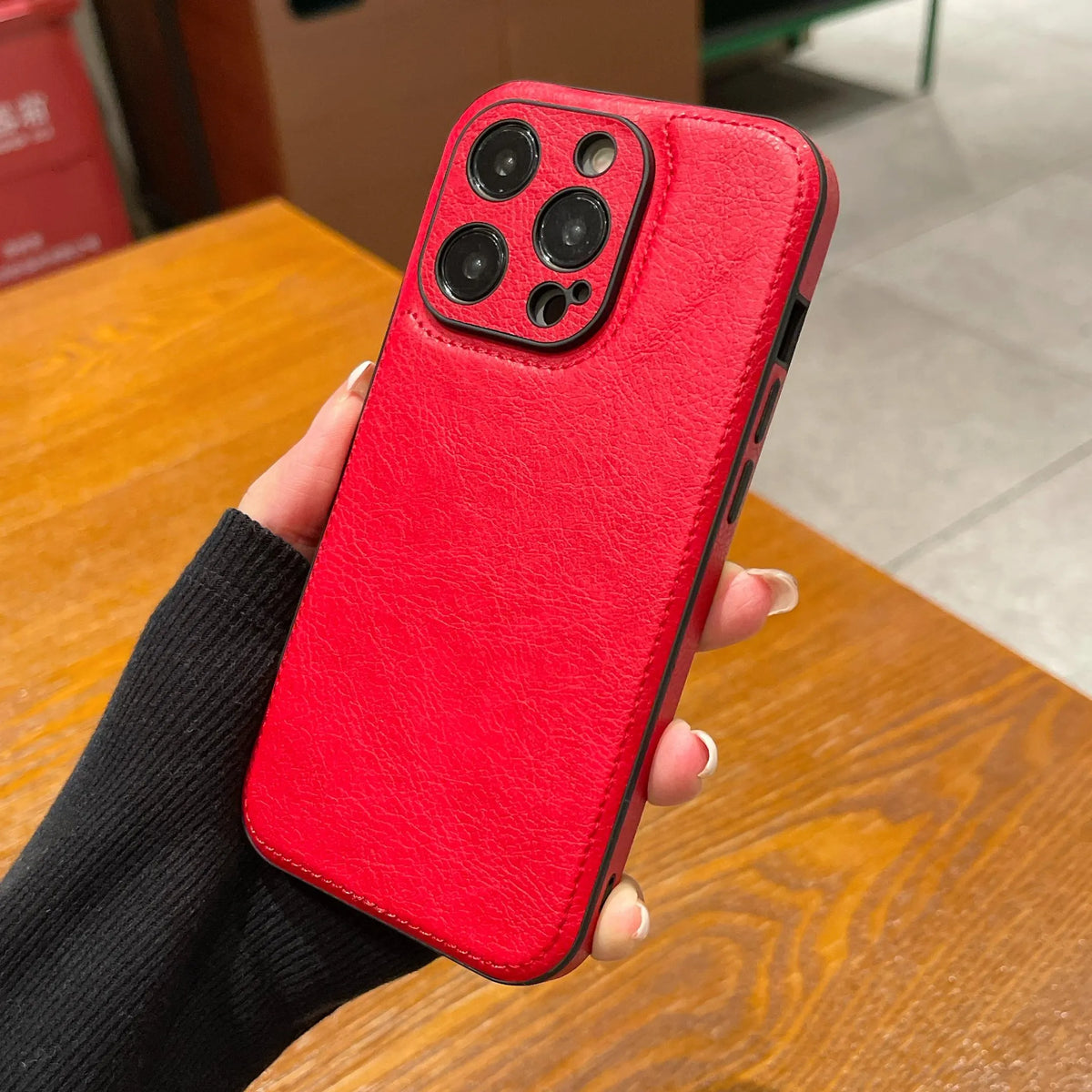 Vintage Leather iPhone Case - product view 11