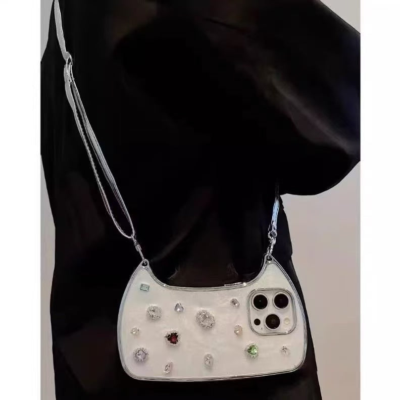 Celeste Jeweled Handbag iPhone Case - product view 3