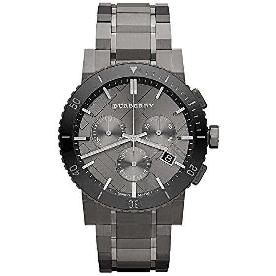Burberry Men's Gunmetal Gray Chronograph 42mm Watch - product view 1