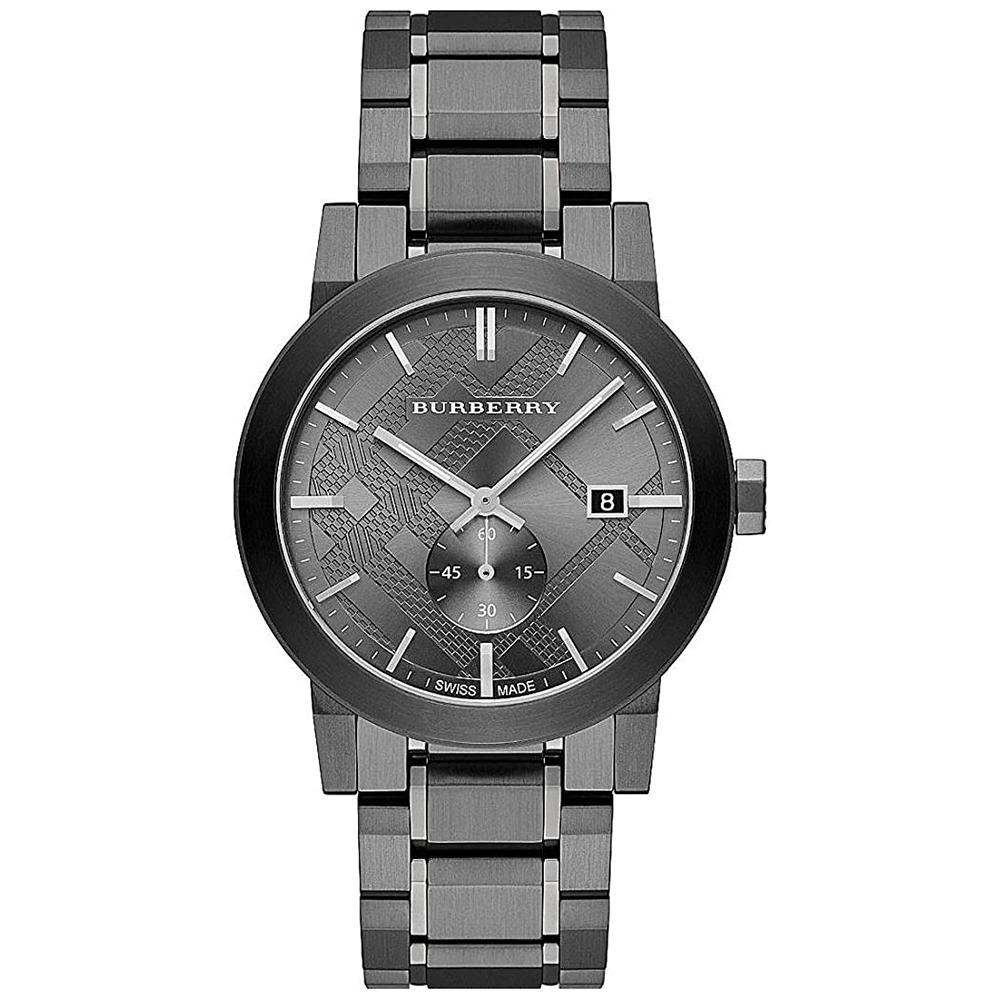 Burberry Men's Gunmetal Grey Chronograph 42mm Watch - product view 1