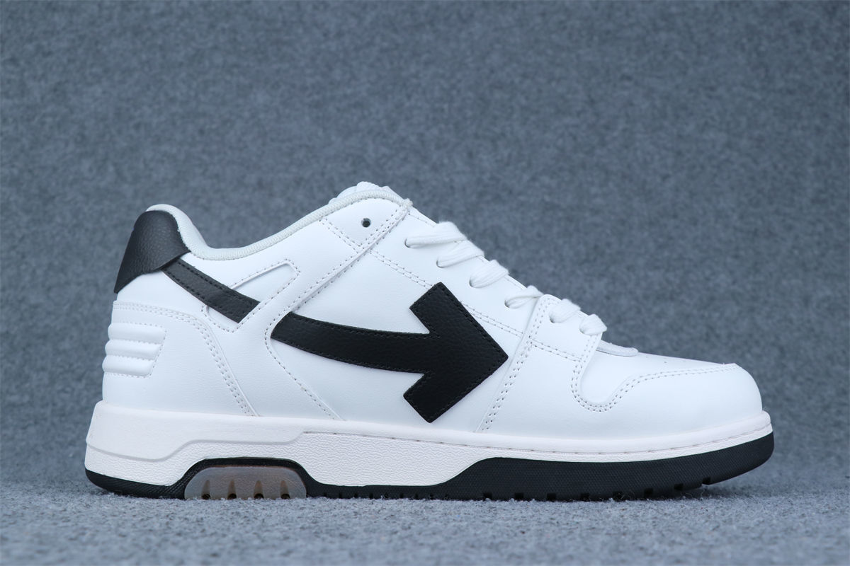 Off-White Out of Office Sneakers 'Black White Blue' - product view 2