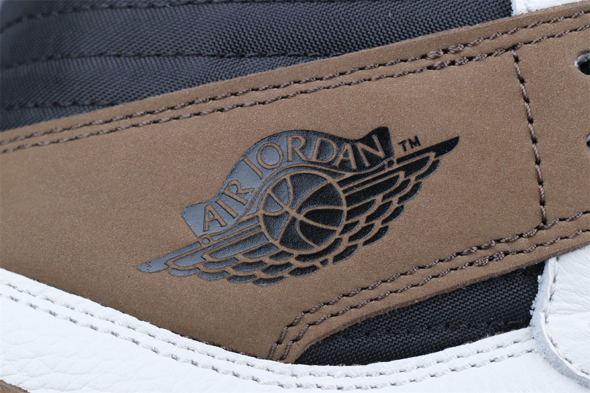 Custom Travis Scott x Air Jordan 1 Retro High OG Sneakers 'Reverse Mocha' - product view 6