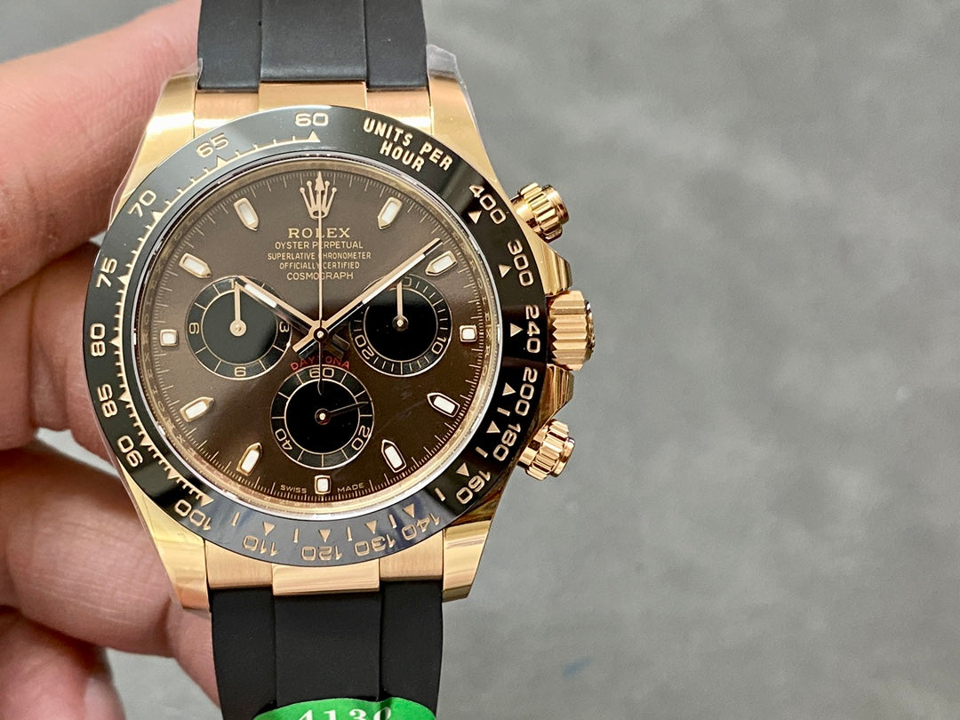 Chronograph Sport Watch with Rubber Strap - product view 3