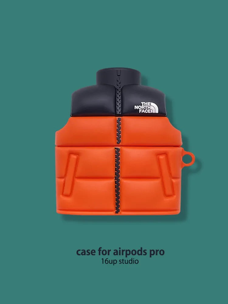 TNF down jacket style Airpods Case - product view 8