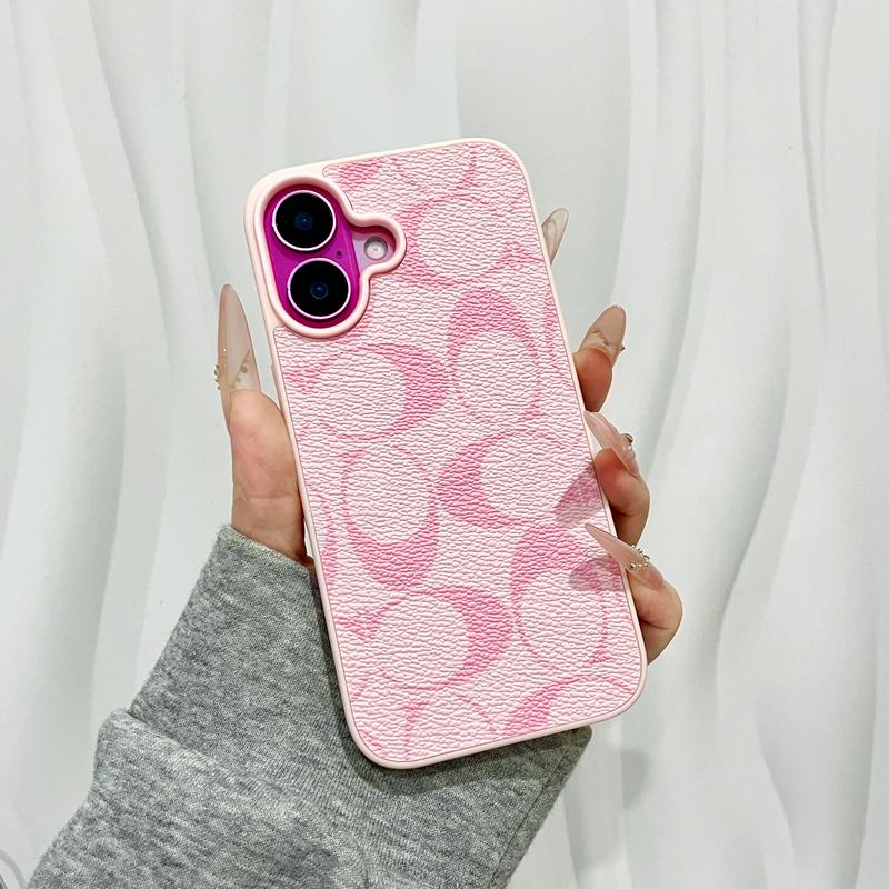 Soft Leather-Texture Protective iPhone Case - product view 1