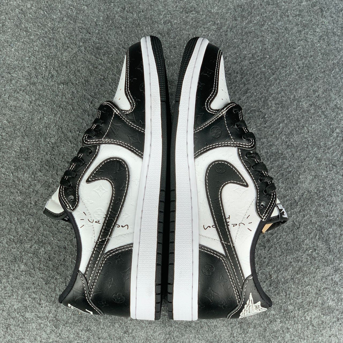 (Custom) Air Jordan 1 Sneakers 'Midnight Opulence' - product view 4