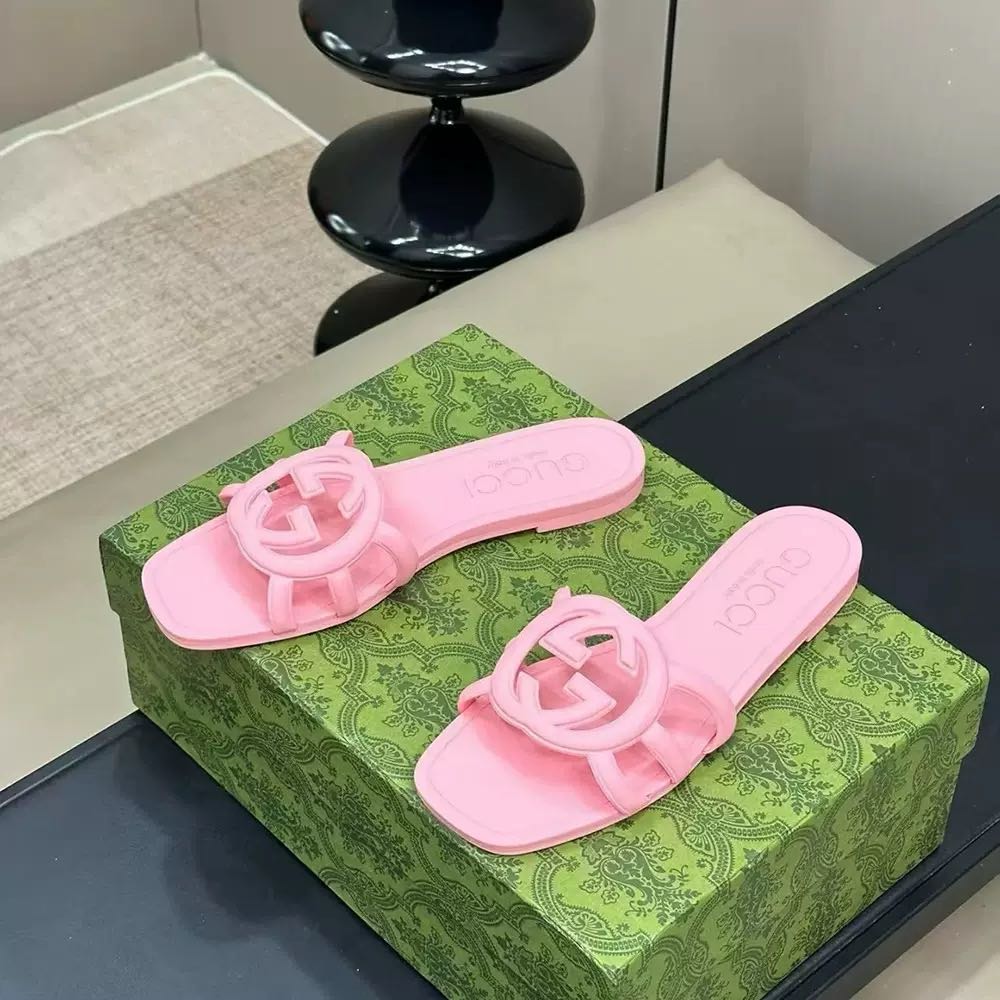 Minimal Luxe Double G Logo Slides - product view 11