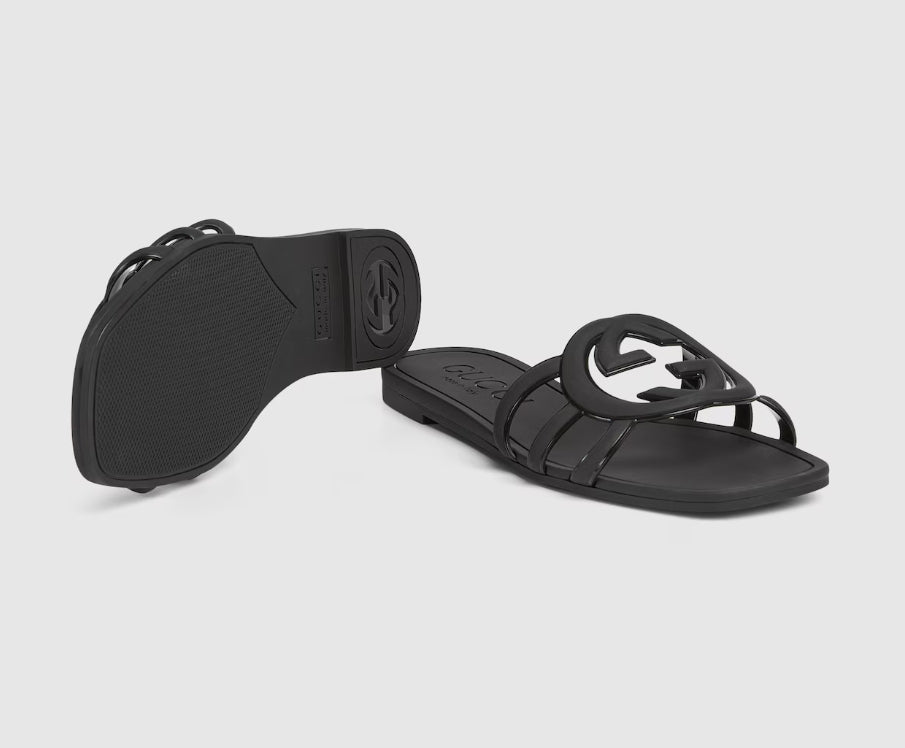 Minimal Luxe Double G Logo Slides - product view 5