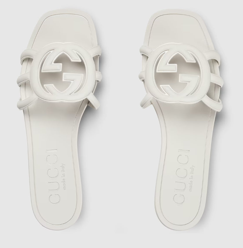 Minimal Luxe Double G Logo Slides - product view 3