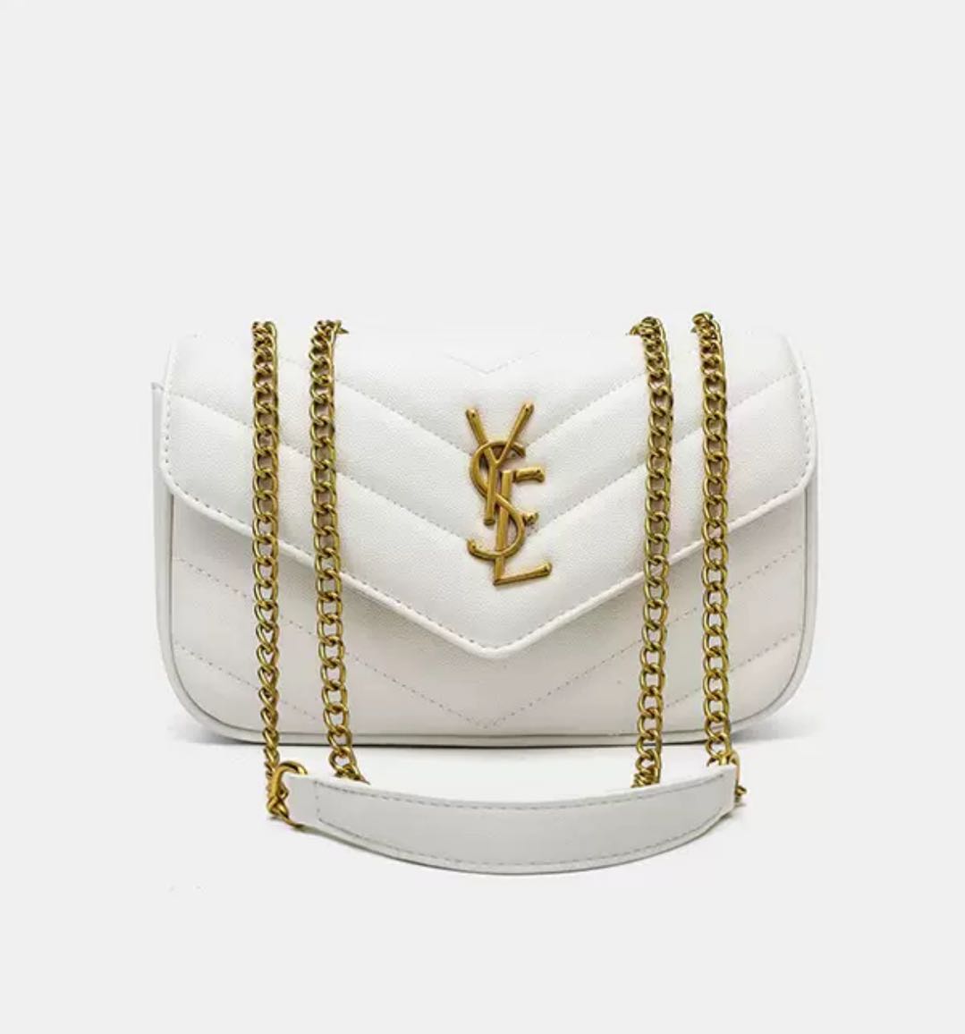 L-Y Leather Mini Chain Adjustable Handbag Wallet - product view 4