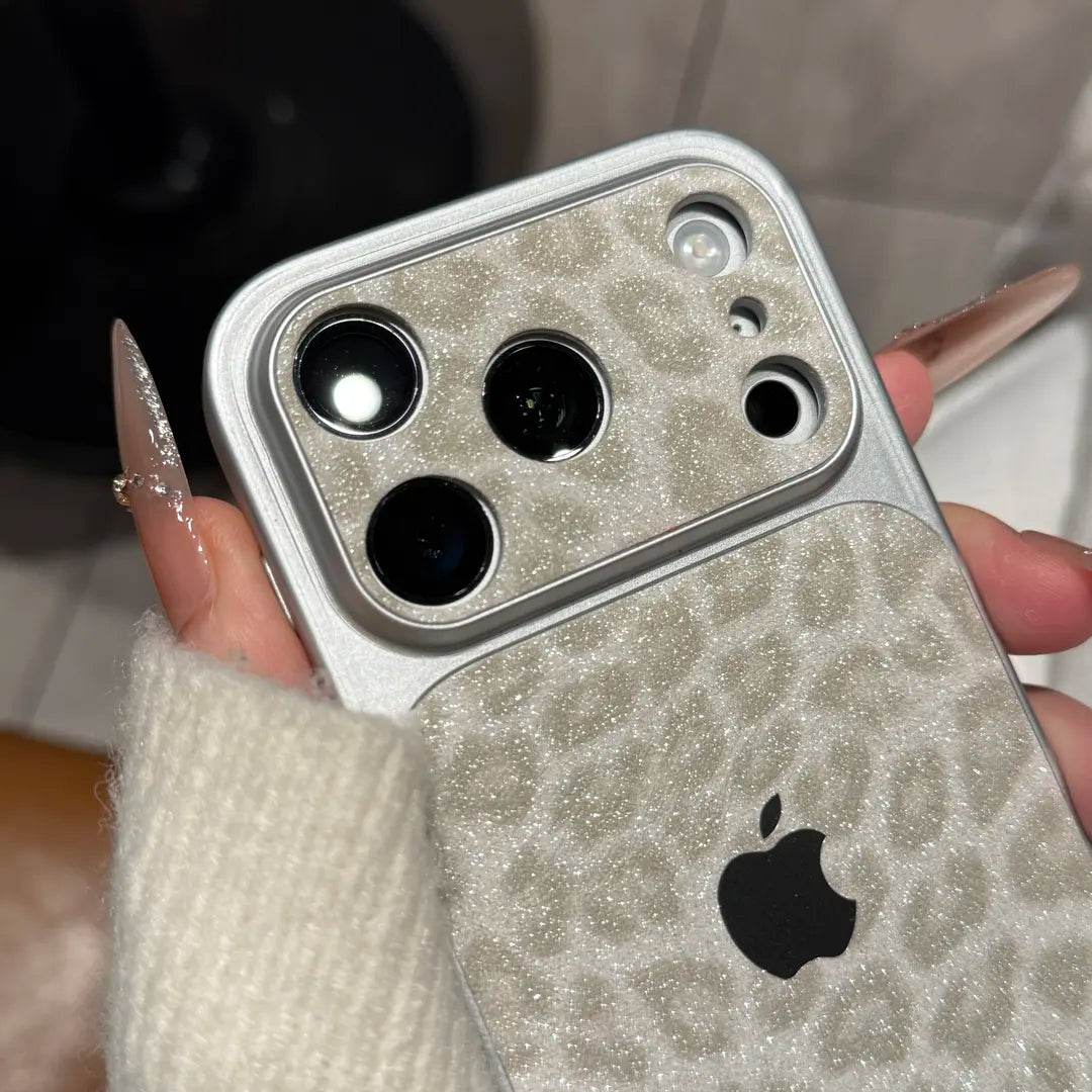 Leopard Print Glitter Phone Case - product view 9