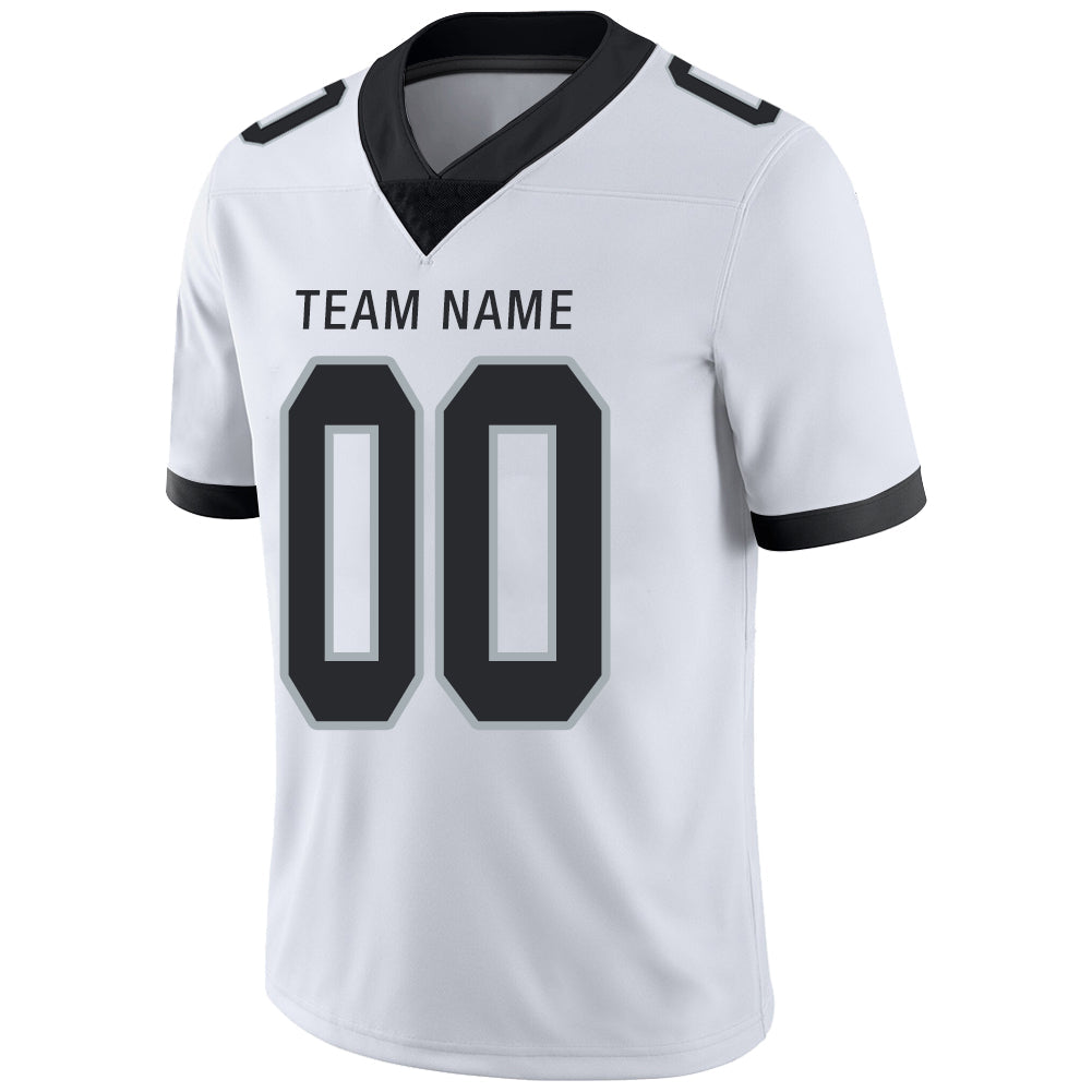 American Football Jersey | Custom L.Raiders Stitched American Football Jerseys Personalize Birthday Gifts White Jersey - image 4