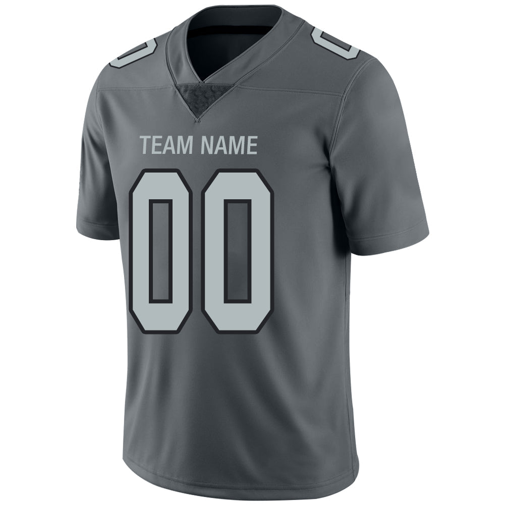 American Football Jersey | Custom L.Raiders Stitched American Football Jerseys Personalize Birthday Gifts Grey Jersey - image 5