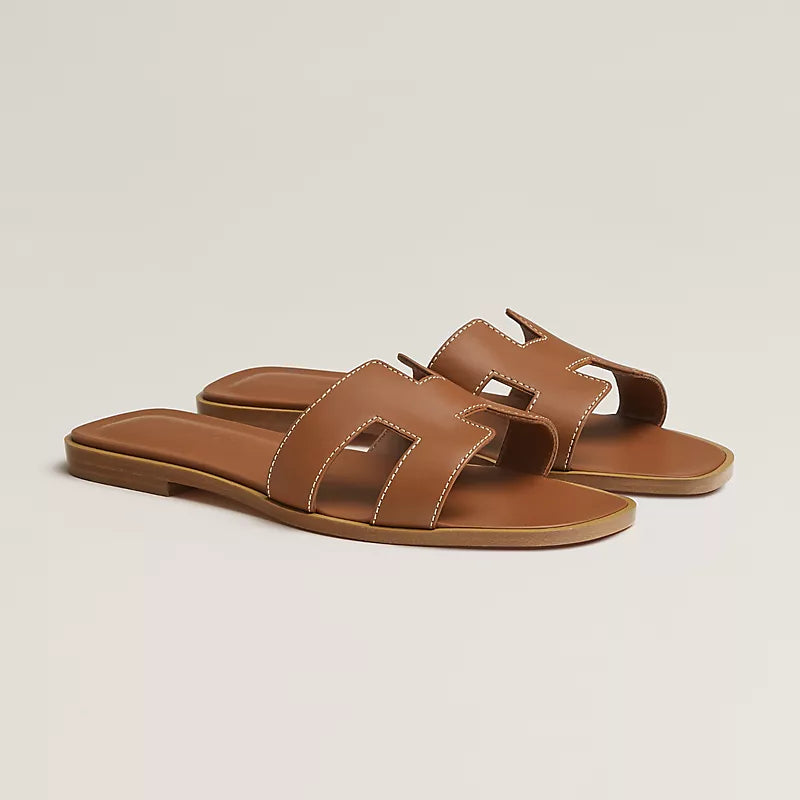 Minimal Double H Logo Slides - product view 4