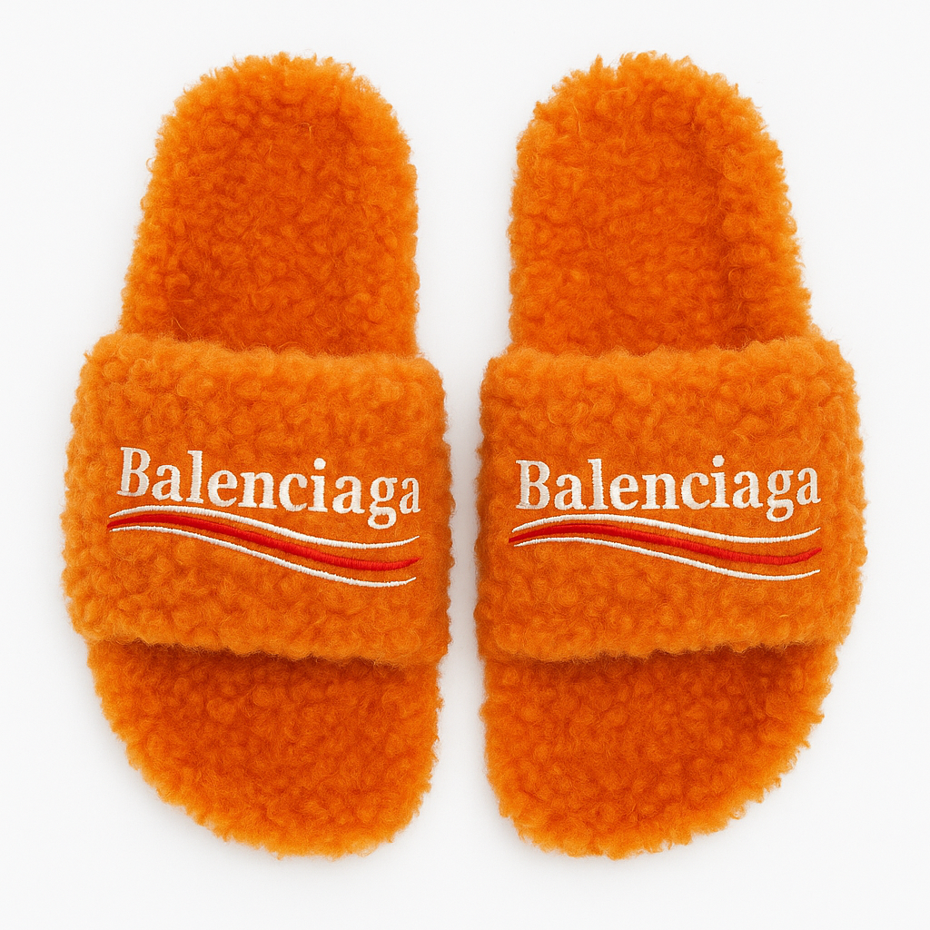 Furry Slide Sandal - product view 7