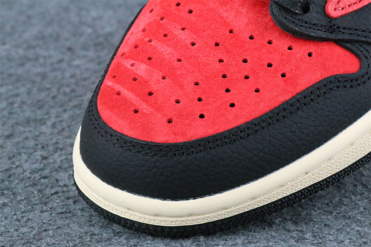 (Custom) Air Jordan 1 Low Sneakers 'Black Red' - product view 4